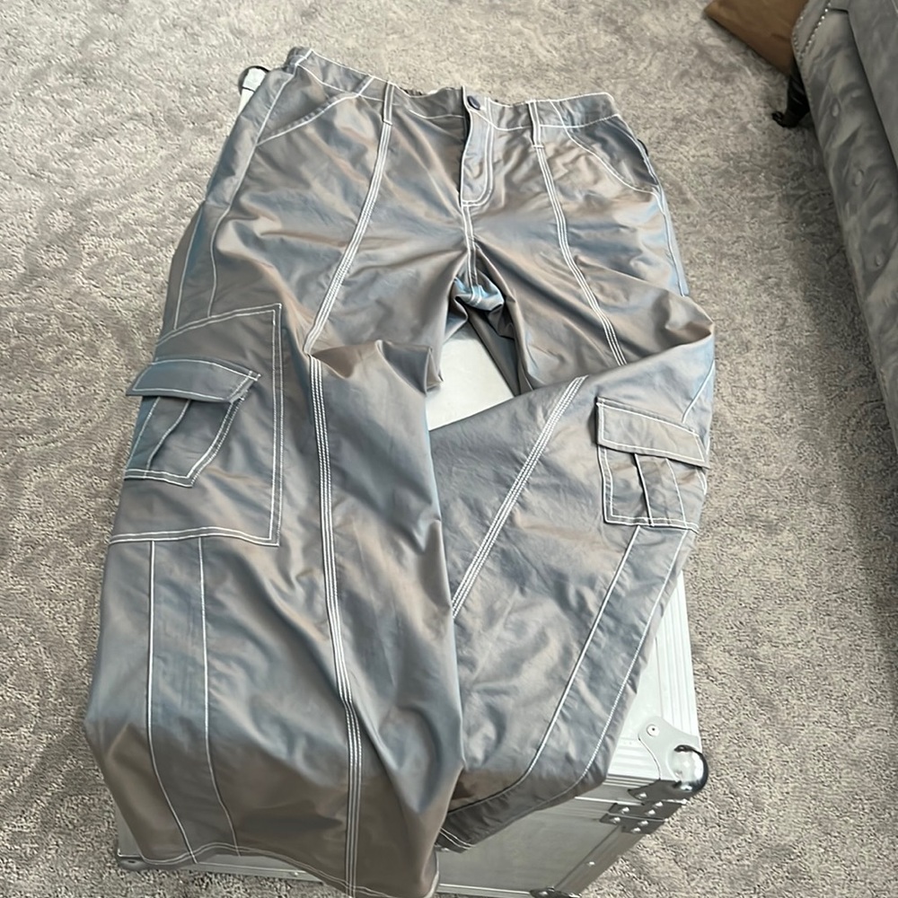 Urban outfitter cargo wide leg pants